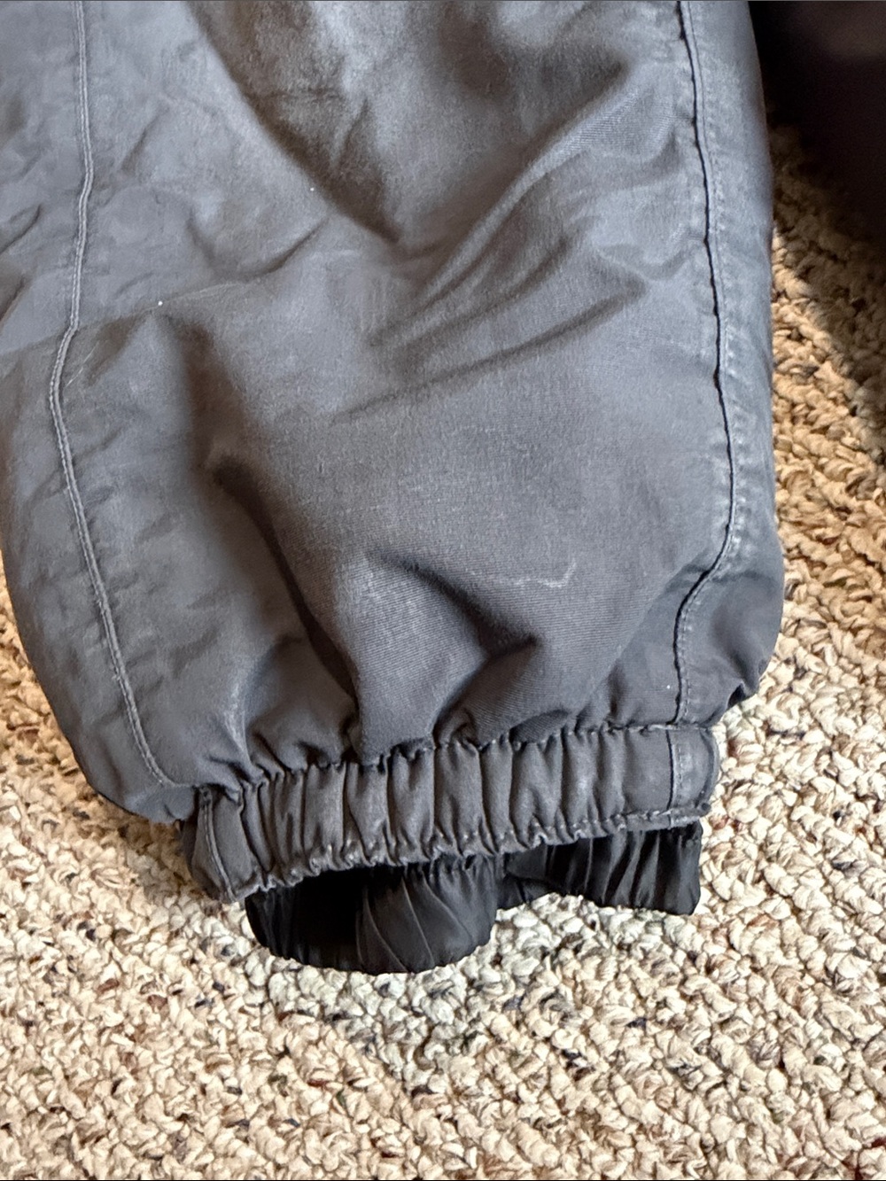 Kids Gray Winter Insulated Hooded One-Piece Snow Suit - Picture 9 of 12